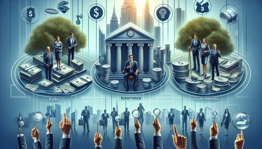Razlike između različitih vrsta novčarskih institucija: Banke, osiguravajuća društva, investicijski fondovi